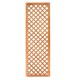 Trellis diagonaal hardhout met rechte lijst 180x60 cm